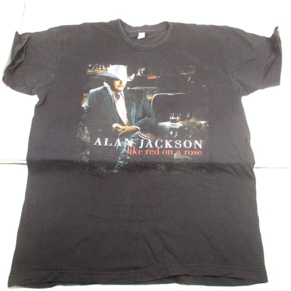 American Apparel Other - Alan Jackson Like Red On A Rose Tour 2002 T Shirt Mens L Country Music Concert